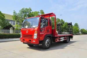 這款國六挖機平闆運輸車很火，關注沒？